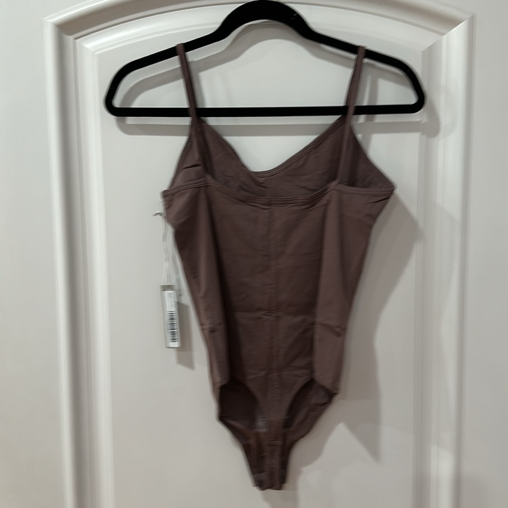 EVERLANE body suit F-T-CT P-TNK-CAMIT-BRN-S - Picture 4 of 10